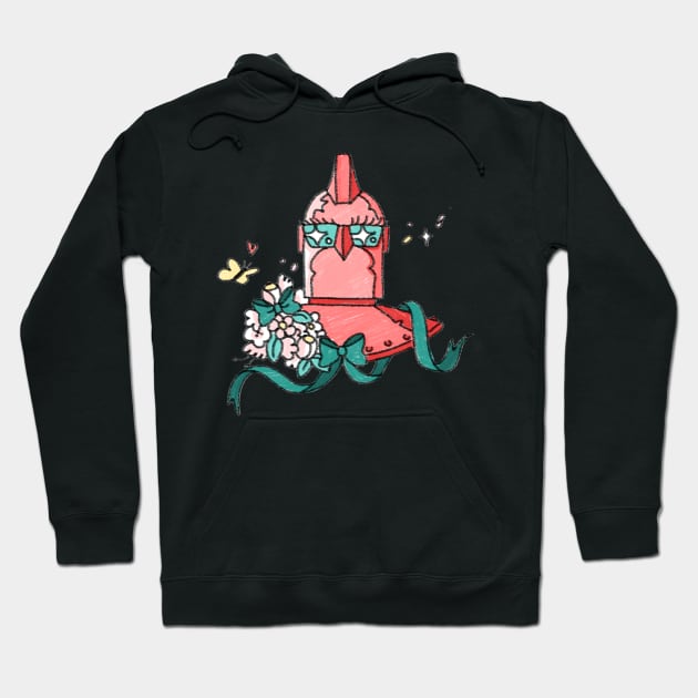 BEE AND PUPPYCAT FRED HEAD Hoodie by Frederator